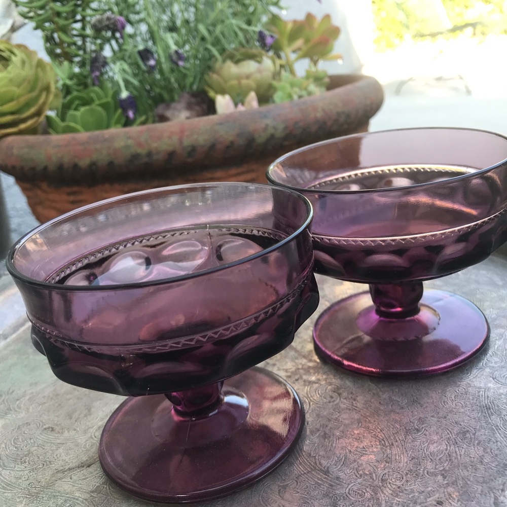 Vintage Dessert Glasses